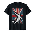 England Britain Flag Soccer Football T-Shirt - Graphic Print Unisex - T-Shirt, Sweatshirt, Hoodie