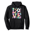 I Love Soccer Goalie Player Fan Game Day Hoodie - Unique Graphic Unisex - T-Shirt, Sweatshirt, Hoodie