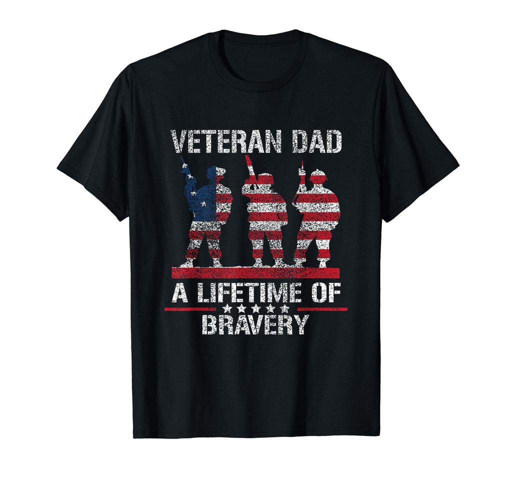 Veteran Dad Gifts Veteran Dad Sweatshirt - Minimalist Print for Adults - T-Shirt, Sweatshirt, Hoodie