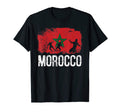 Morocco Flag Soccer Players T-Shirt - Novelty Apparel Men Women - T-Shirt, Sweatshirt, Hoodie