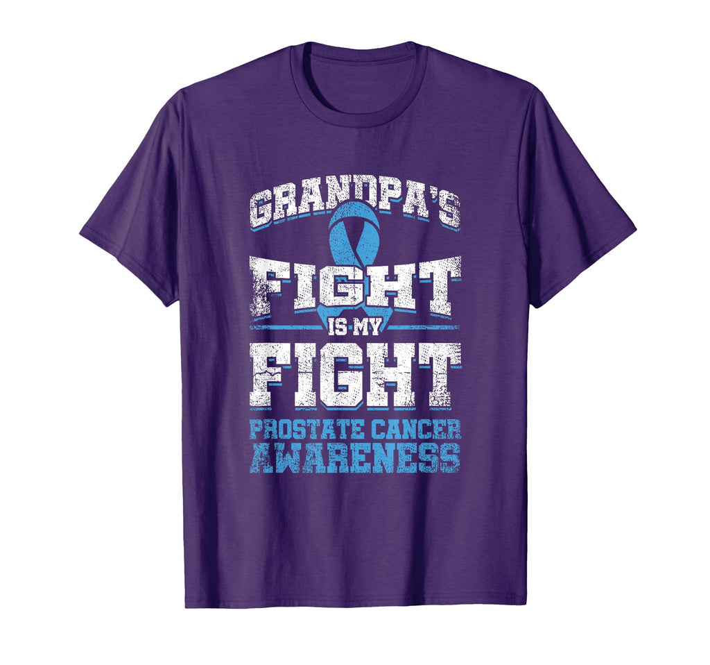 Fight Grandpa Grandfather Grandson Prostate T-Shirt - Graphic Print Unisex - T-Shirt, Sweatshirt, Hoodie