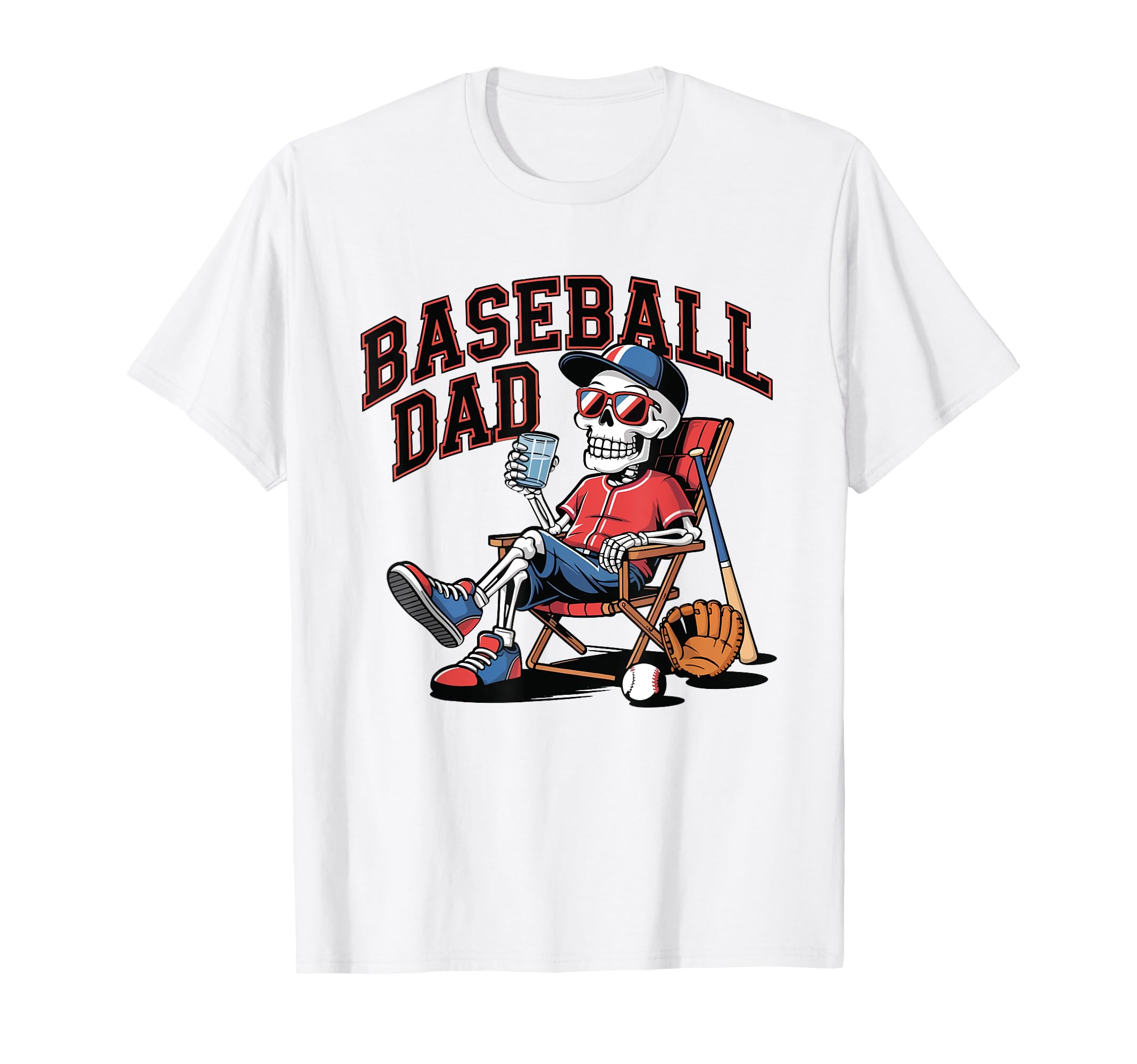 Baseball Dad Game Day Fathers Day T-Shirt - Unique Graphic Unisex - T-Shirt, Sweatshirt, Hoodie