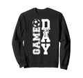 Soccer Game Day Bow Game Day Sweatshirt - Aesthetic Graphic for Adults - T-Shirt, Sweatshirt, Hoodie
