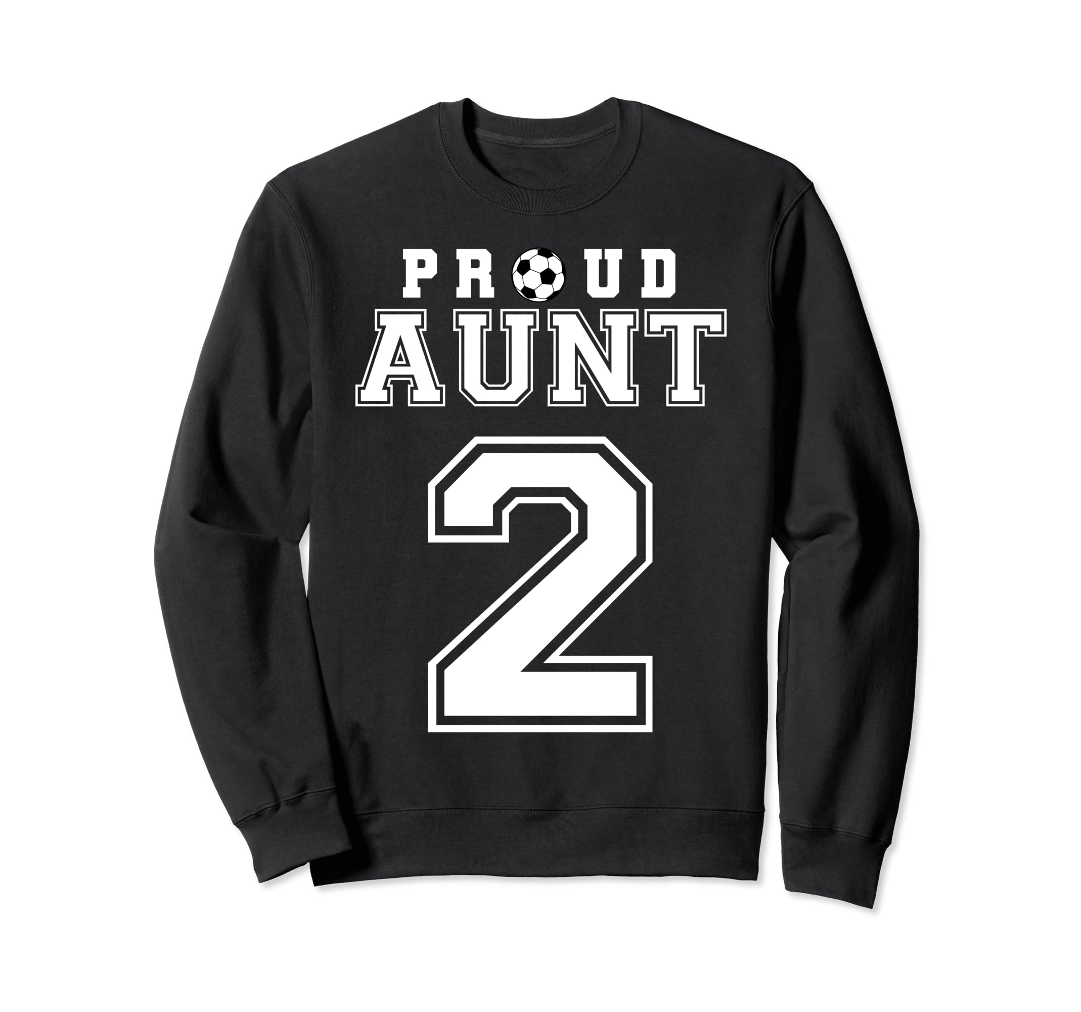 Number 2 Custom Proud Soccer Sweatshirt - Fun Novelty Design for Adults - T-Shirt, Sweatshirt, Hoodie
