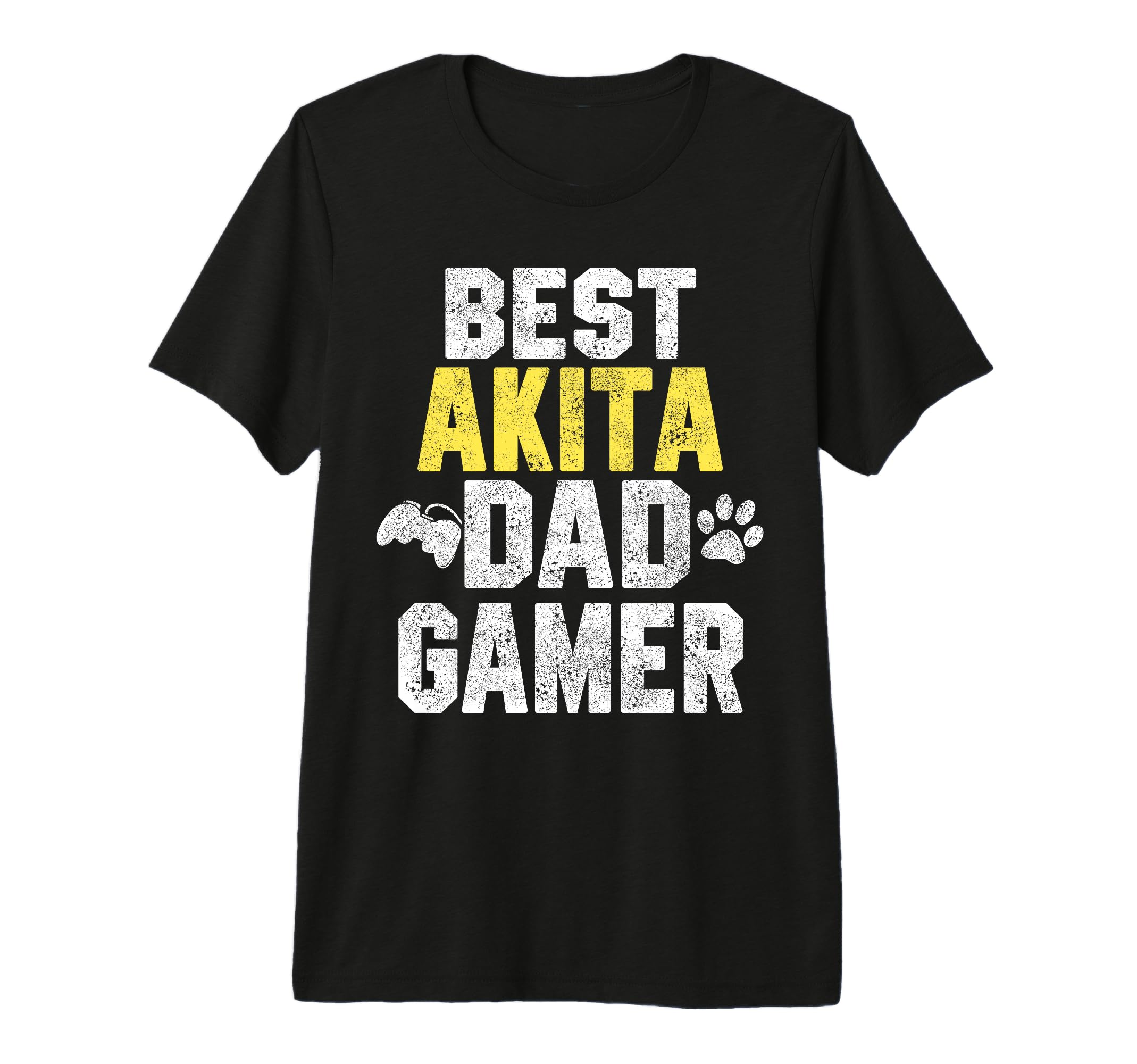 Best Akita Dad Gamer Funny Dog Owner T-Shirt - Aesthetic Graphic Men Women - T-Shirt, Sweatshirt, Hoodie