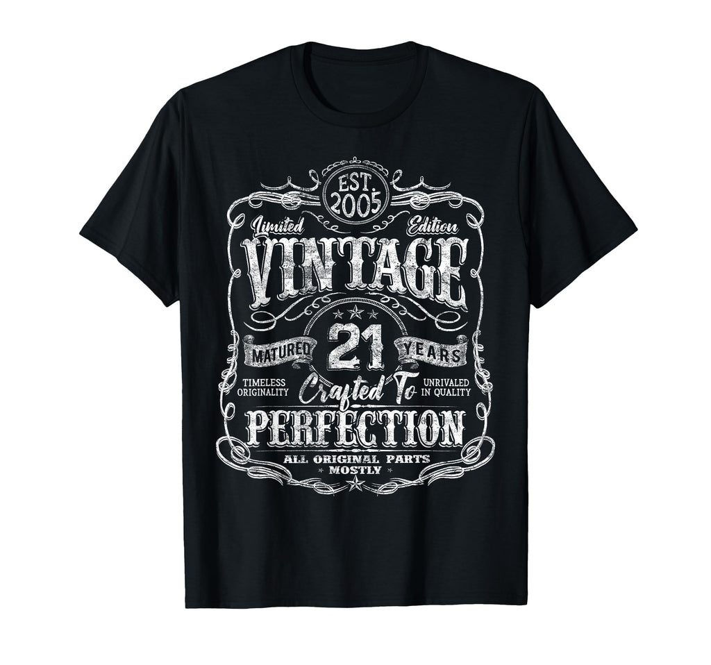 2005 21 Year Old 21St Birthday T-Shirt - Graphic Print Men Women - T-Shirt, Sweatshirt, Hoodie