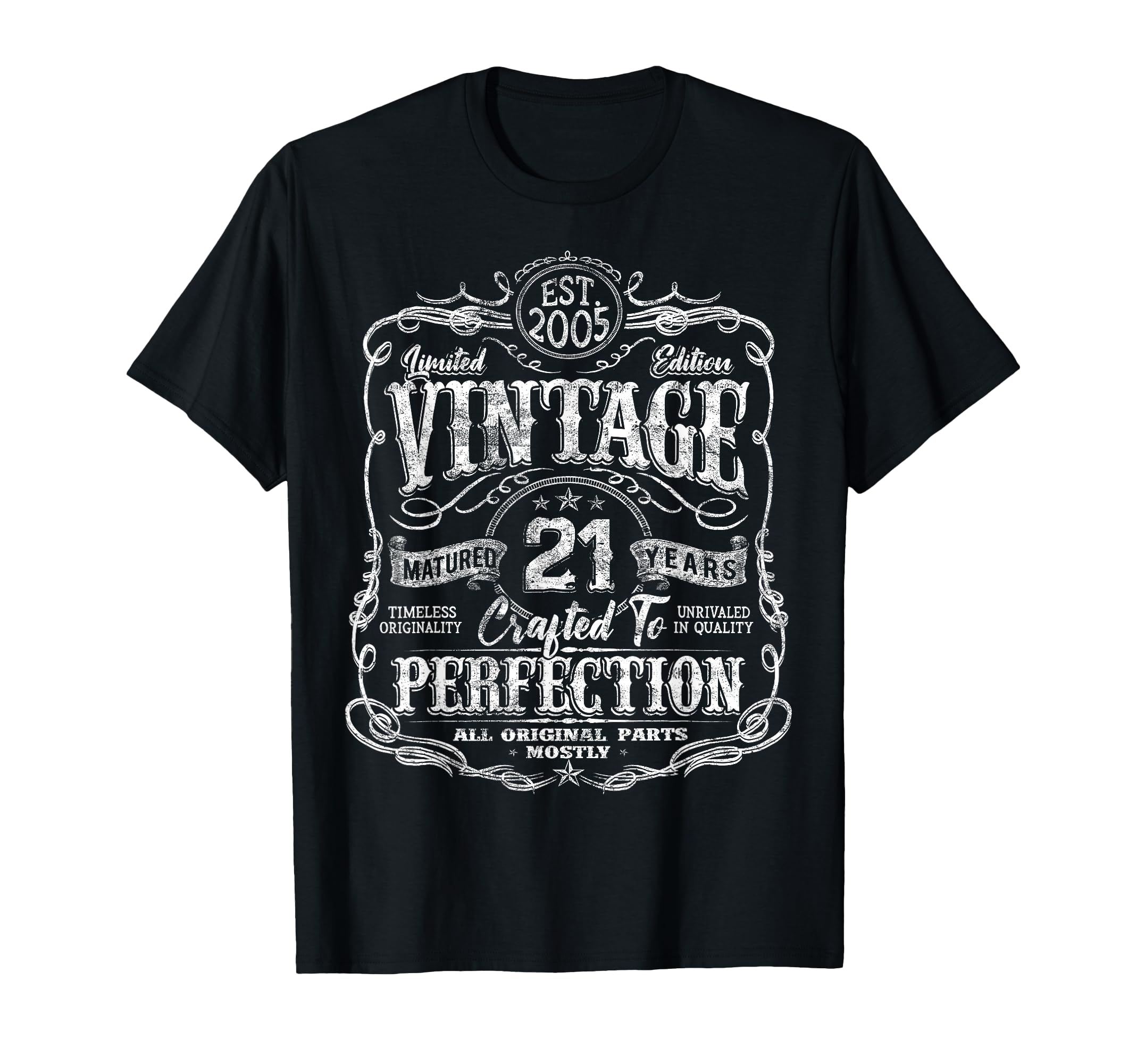 2005 21 Year Old 21St Birthday T-Shirt - Graphic Print Men Women - T-Shirt, Sweatshirt, Hoodie