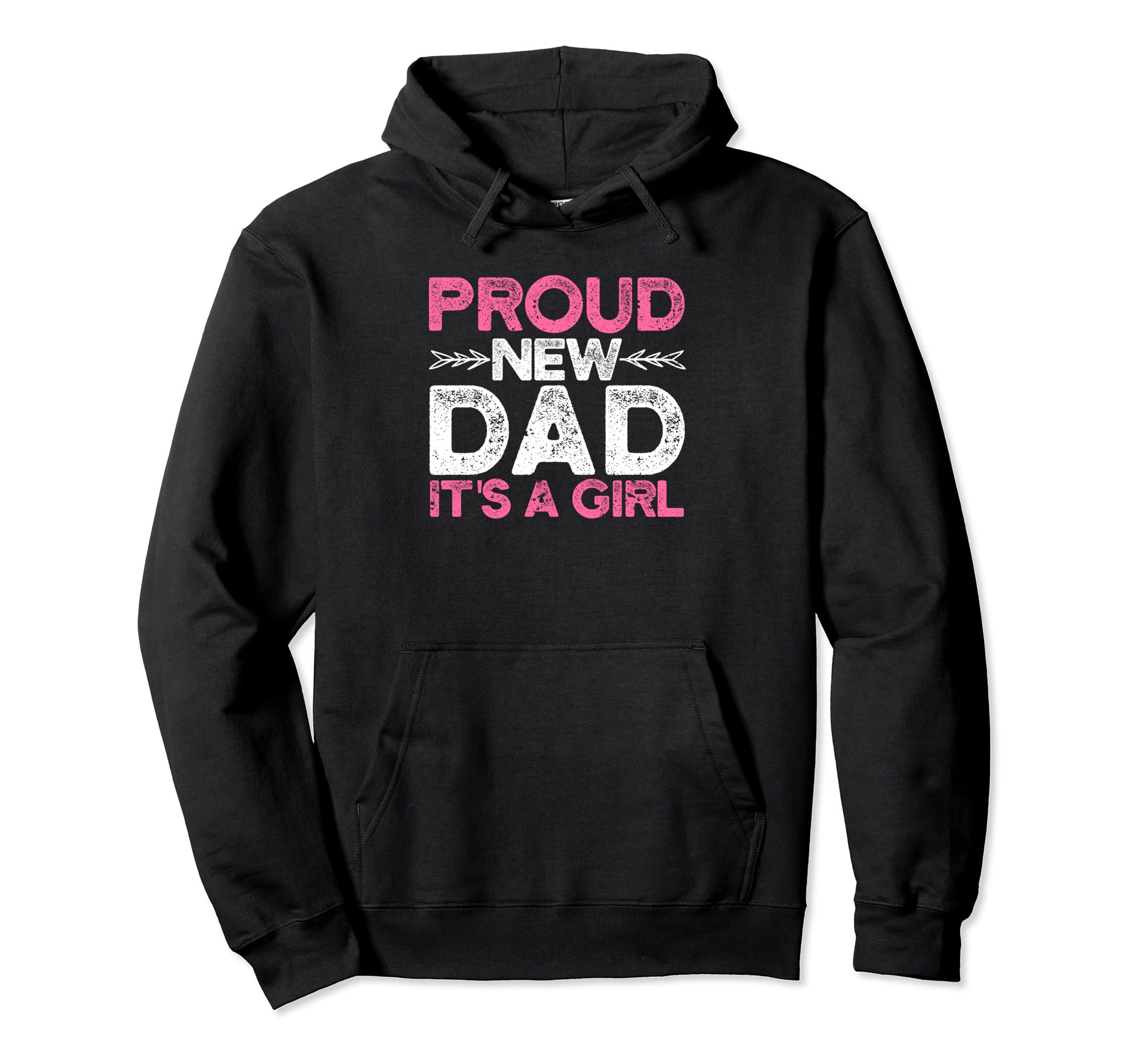 Proud New Dad Its Promoted To Daddy Hoodie - Novelty Apparel Unisex - T-Shirt, Sweatshirt, Hoodie