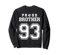 Number 93 Custom Proud Soccer Sweatshirt - Aesthetic Graphic for Adults - T-Shirt, Sweatshirt, Hoodie
