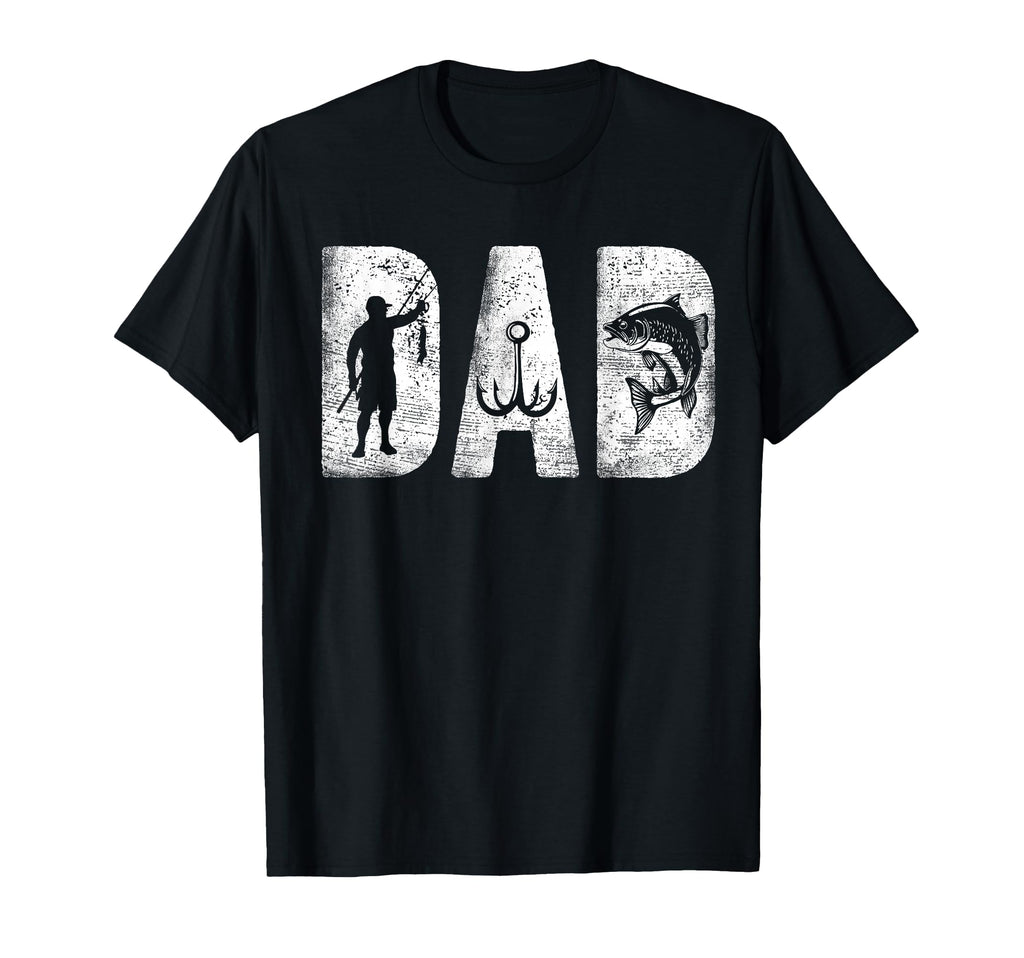 Fishing Dad Bold Font Fathers Day Fish T-Shirt - Unique Graphic Unisex - T-Shirt, Sweatshirt, Hoodie