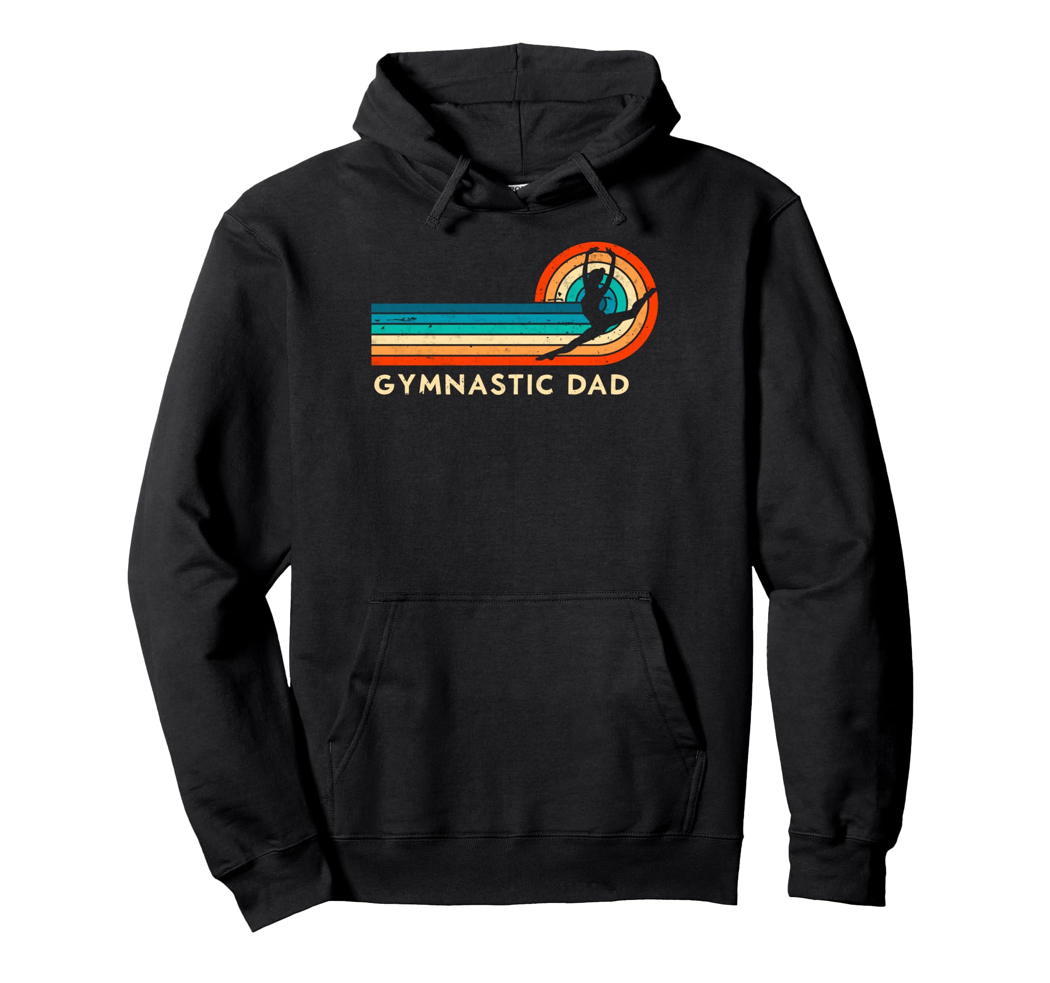 Gymnastics Dad Rhythmic Gymnast Father Hoodie - Minimalist Print Unisex - T-Shirt, Sweatshirt, Hoodie