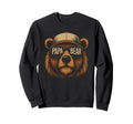 Papa Bear Fathers Day Best Papa Sweatshirt - Fun Novelty Design for Adults - T-Shirt, Sweatshirt, Hoodie