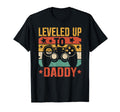 Leveled Up To Daddy 2024 Pregnancy T-Shirt - Fun Novelty Design for Adults - T-Shirt, Sweatshirt, Hoodie