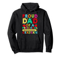 Proud Dad Preschool Graduate School Hoodie - Aesthetic Graphic for Adults - T-Shirt, Sweatshirt, Hoodie