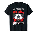 My Favorite Goalie Calls Me Abuelito T-Shirt - Minimalist Print for Adults - T-Shirt, Sweatshirt, Hoodie