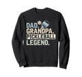 Dad Grandpa Pickleball Legend Sweatshirt - Trendy Graphic for Adults - T-Shirt, Sweatshirt, Hoodie