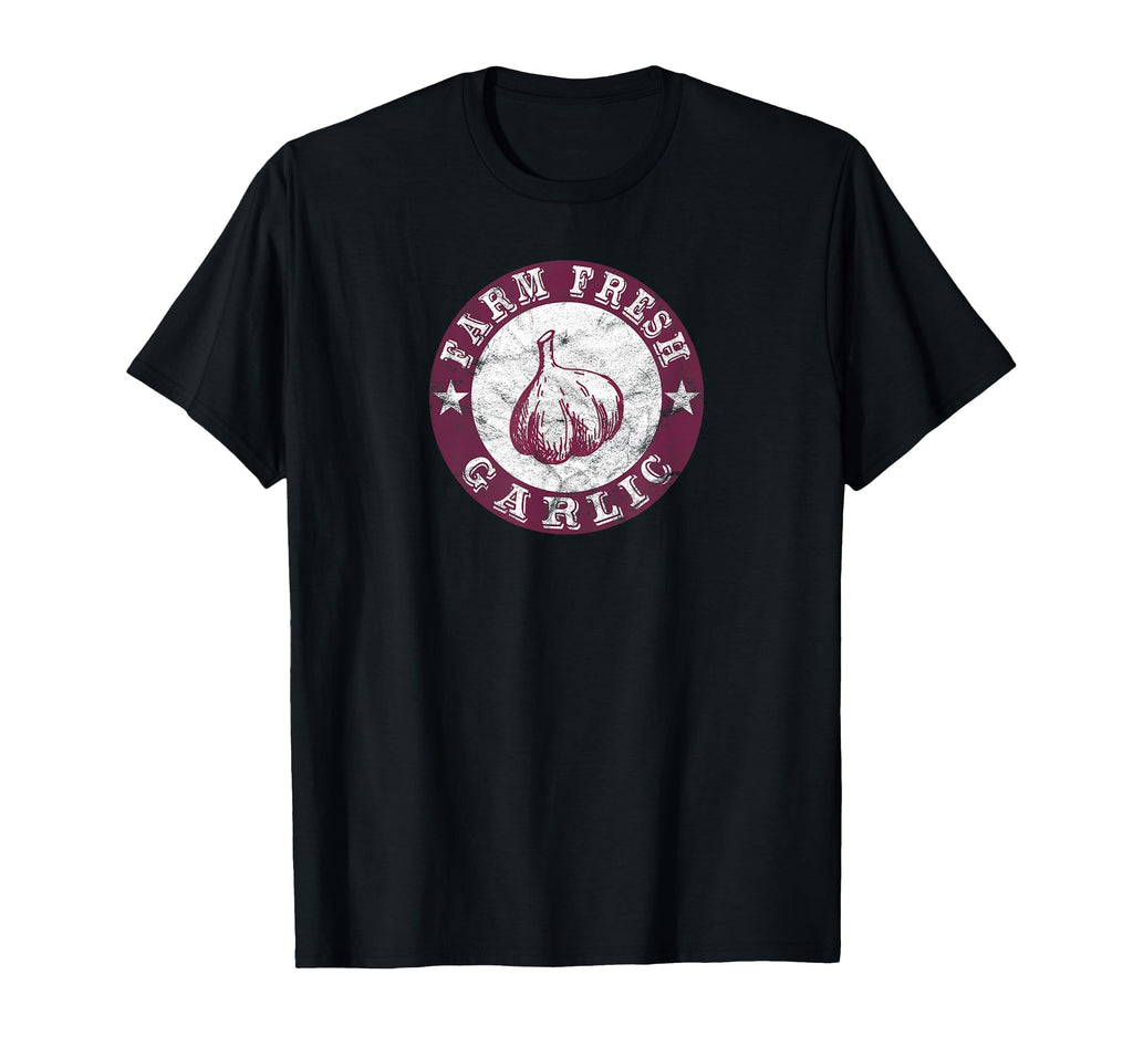 Farm Fresh Garlic T-Shirt - Fun Novelty Design for Adults - T-Shirt, Sweatshirt, Hoodie