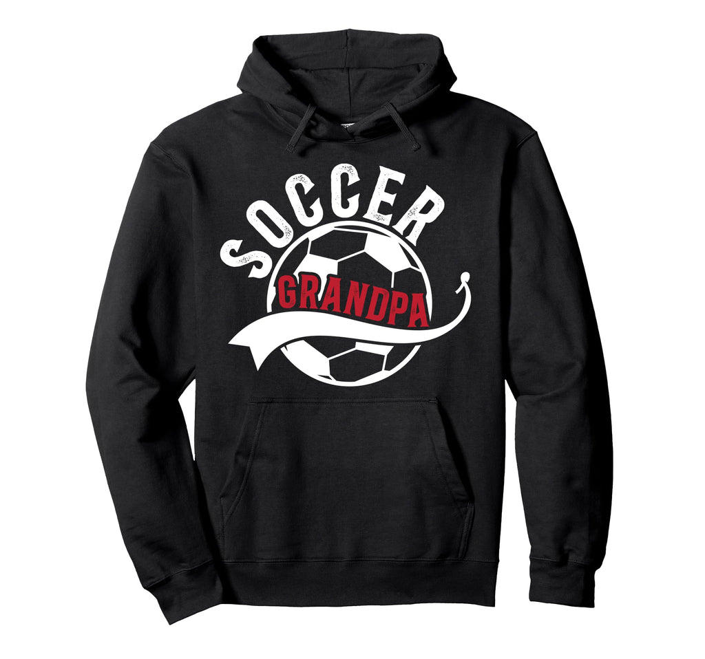 Soccer Grandpa Proud Soccer Player Hoodie - Minimalist Print Unisex - T-Shirt, Sweatshirt, Hoodie