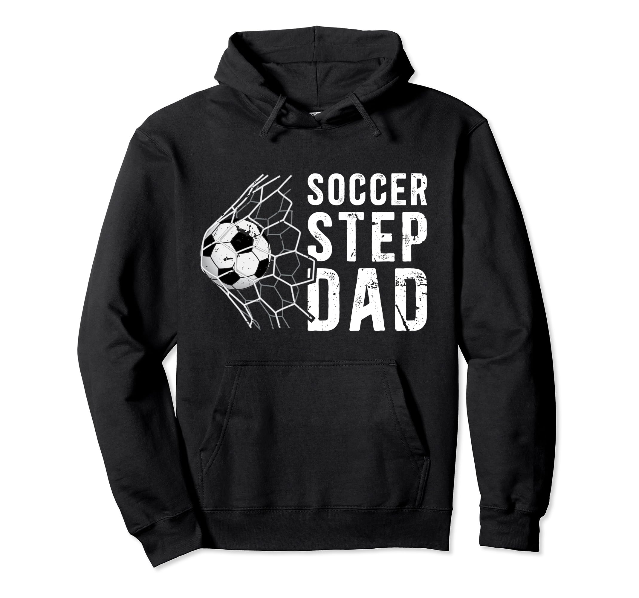 Soccer Step Dad Soccer Player Hoodie - Aesthetic Graphic for Adults - T-Shirt, Sweatshirt, Hoodie