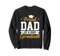 Proud Dad 2025 Graduate Sweatshirt - Aesthetic Graphic for Adults - T-Shirt, Sweatshirt, Hoodie