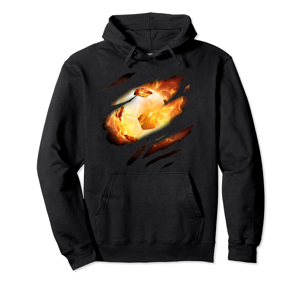 Fire Soccer Me Soccer Hoodie - Trendy Graphic Men Women - T-Shirt, Sweatshirt, Hoodie