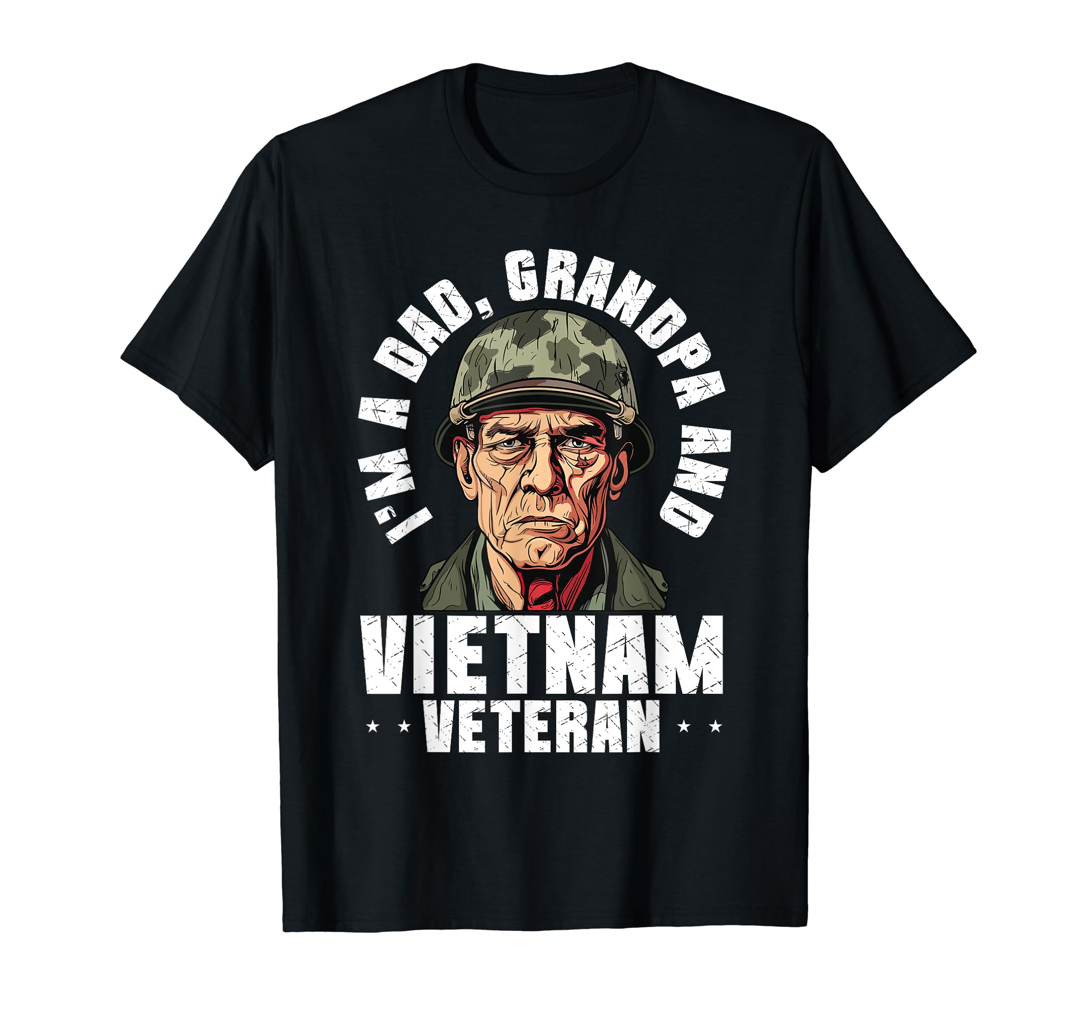 Fathers Day Vietnam Veteran Dad Veteran T-Shirt - Novelty Apparel Unisex - T-Shirt, Sweatshirt, Hoodie