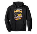 Proud Mom Softball Senior 2027 Graduate Hoodie - Trendy Graphic Unisex - T-Shirt, Sweatshirt, Hoodie