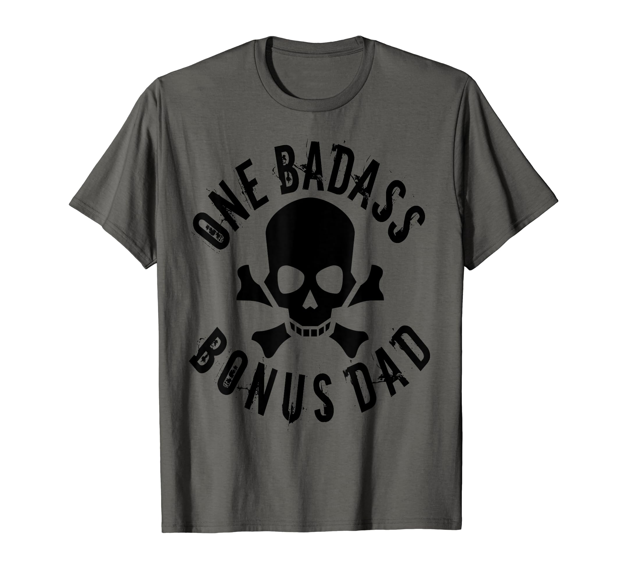 One Badass Bonus Step Dad Birthday T-Shirt - Minimalist Print for Adults - T-Shirt, Sweatshirt, Hoodie
