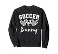 Soccer Bunny Matching Family Soccer Sweatshirt - Graphic Print for Adults - T-Shirt, Sweatshirt, Hoodie