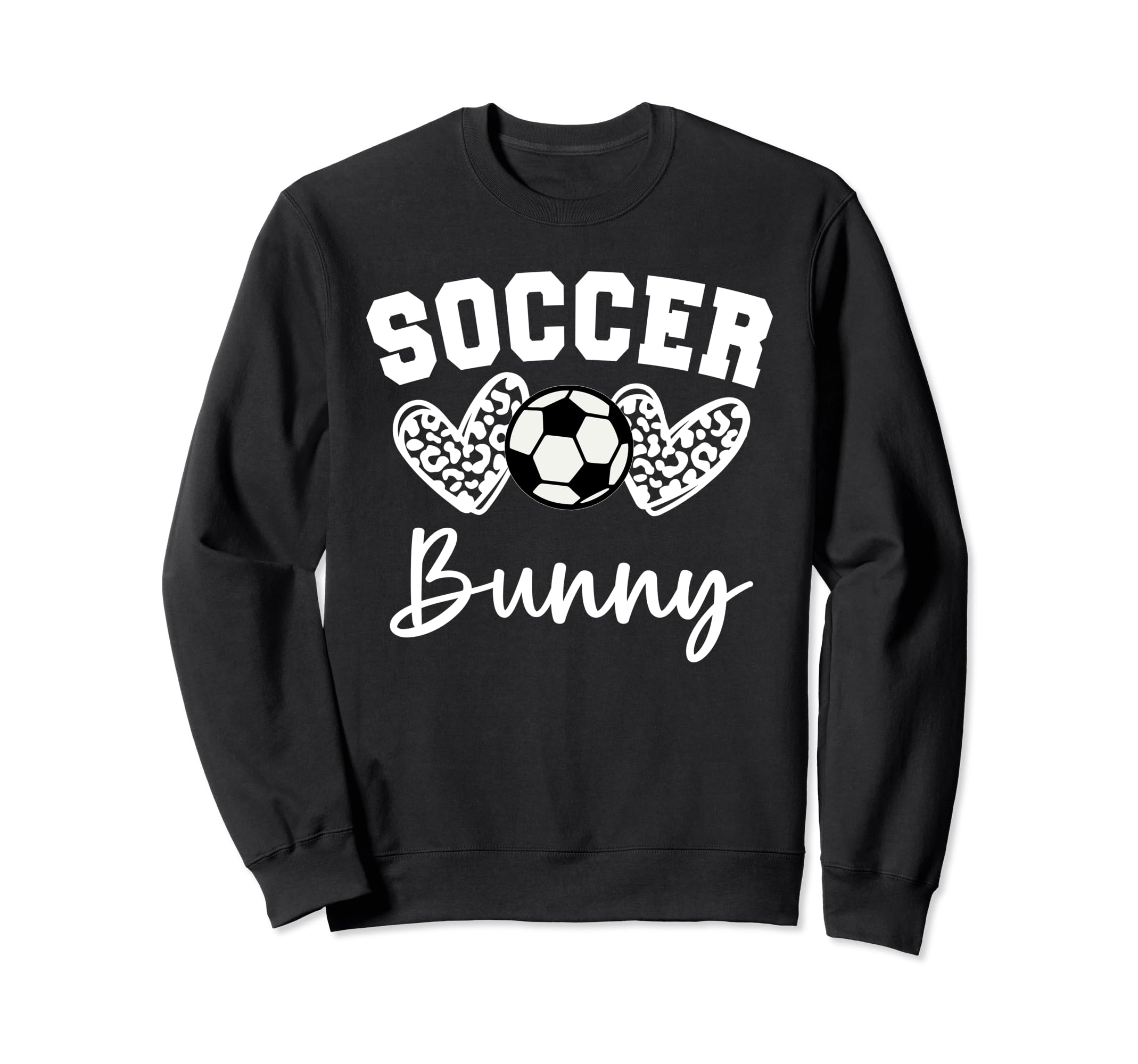 Soccer Bunny Matching Family Soccer Sweatshirt - Graphic Print for Adults - T-Shirt, Sweatshirt, Hoodie