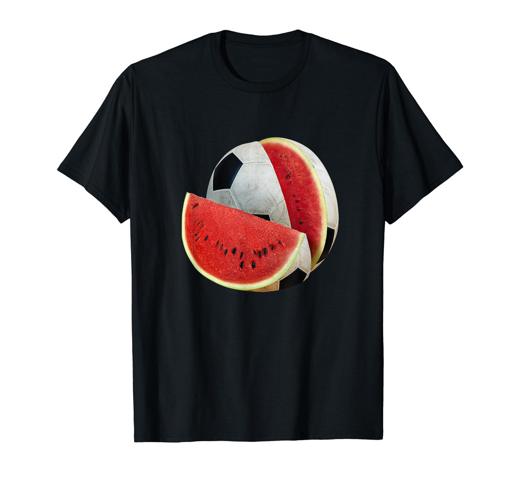 Soccer As Watermelon Football Soccer T-Shirt - Streetwear Style Men Women - T-Shirt, Sweatshirt, Hoodie