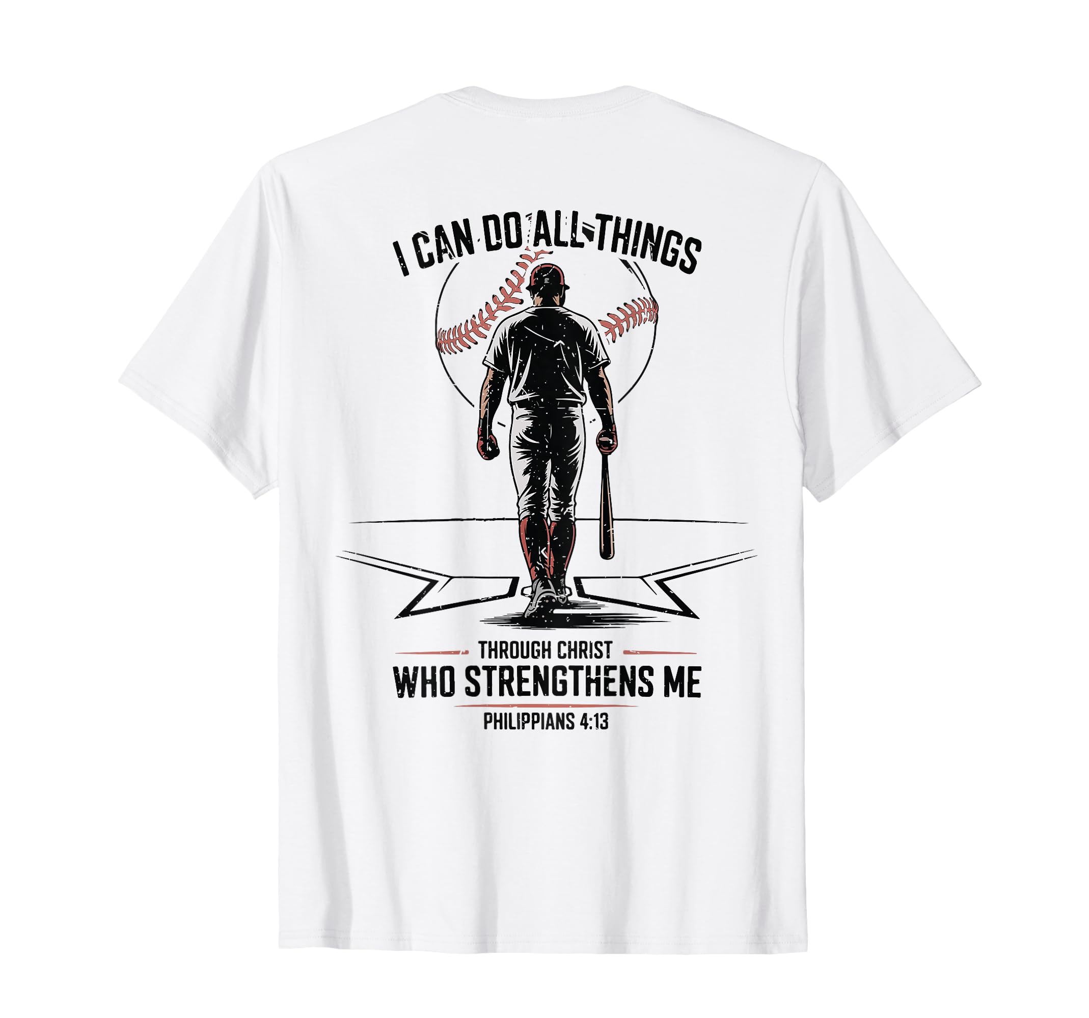 Christian Baseball Philippians 4 13 T-Shirt - Streetwear Style Unisex - T-Shirt, Sweatshirt, Hoodie