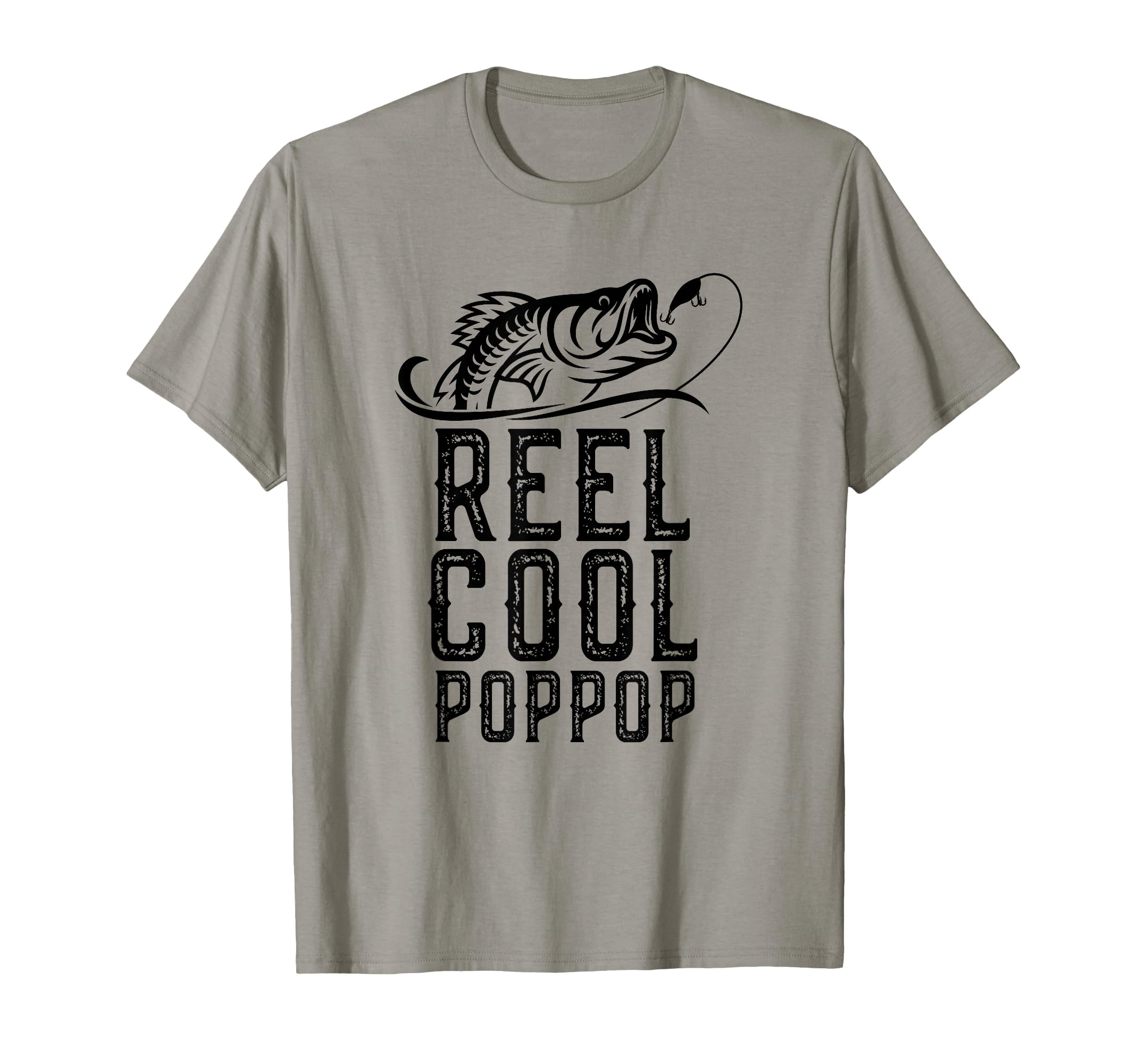 Reel Pop Pop Fishing Funny Grandpa T-Shirt - Graphic Print for Adults - T-Shirt, Sweatshirt, Hoodie