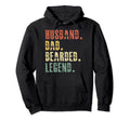 Husband Dad Bearded Legend Hoodie - Custom Art Print Unisex - T-Shirt, Sweatshirt, Hoodie