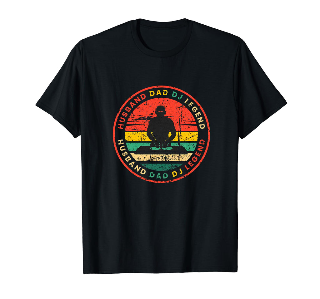 Dj Dad Husband Husband Father Legend T-Shirt - Trendy Graphic Men Women - T-Shirt, Sweatshirt, Hoodie