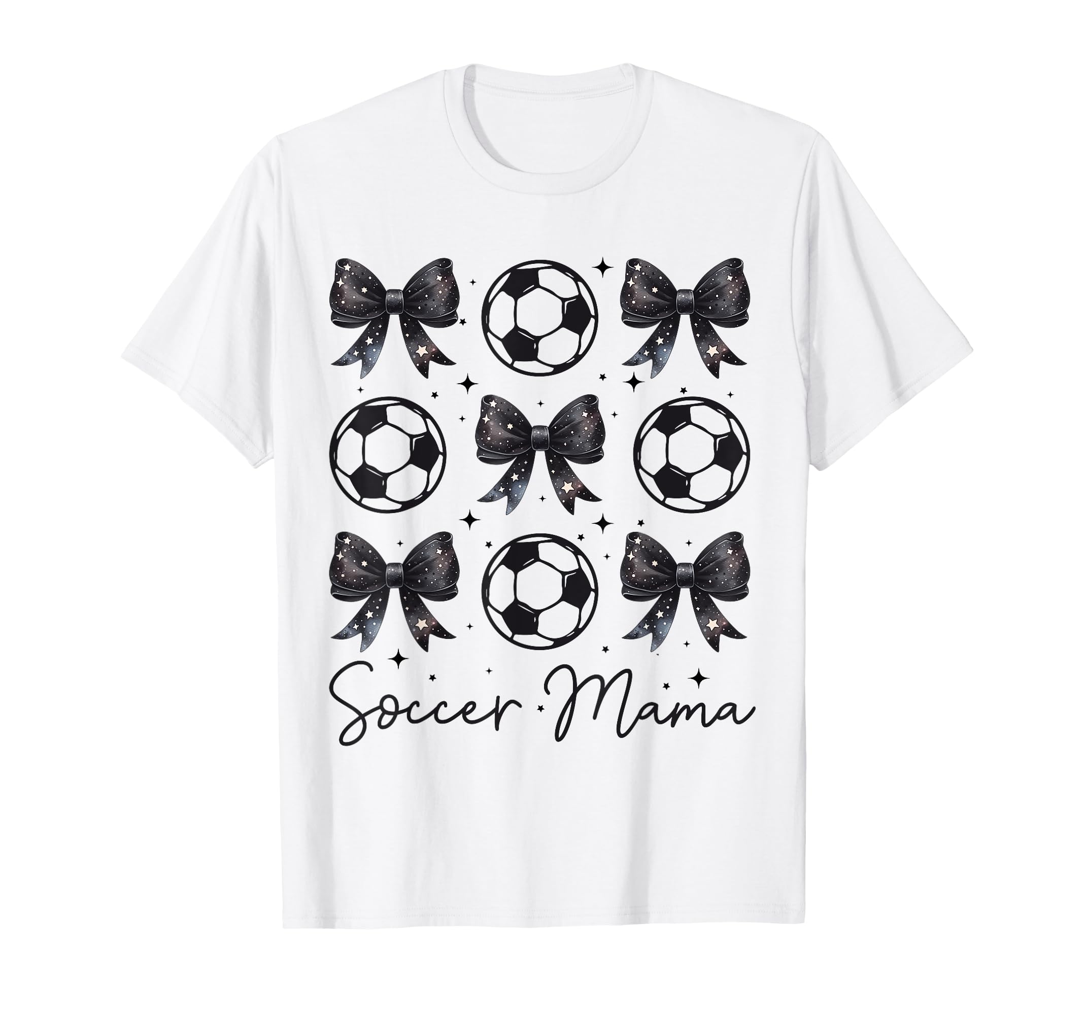 Soccer Mama Coquette Bow Soccer Mom T-Shirt - Custom Art Print Unisex - T-Shirt, Sweatshirt, Hoodie
