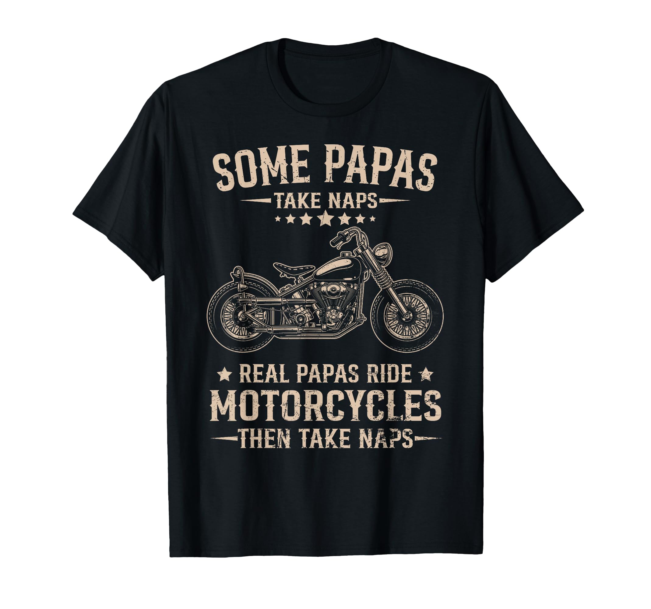 Real Papas Ride Motorcycles Then Take T-Shirt - Aesthetic Graphic Unisex - T-Shirt, Sweatshirt, Hoodie