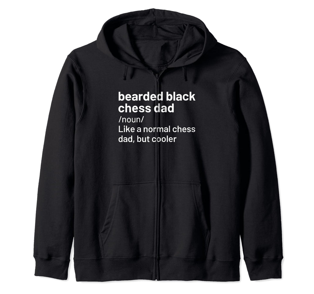 Bearded Black Chess Dad Shirts Tshirts T-Shirt - Streetwear Style Men Women - T-Shirt, Sweatshirt, Hoodie
