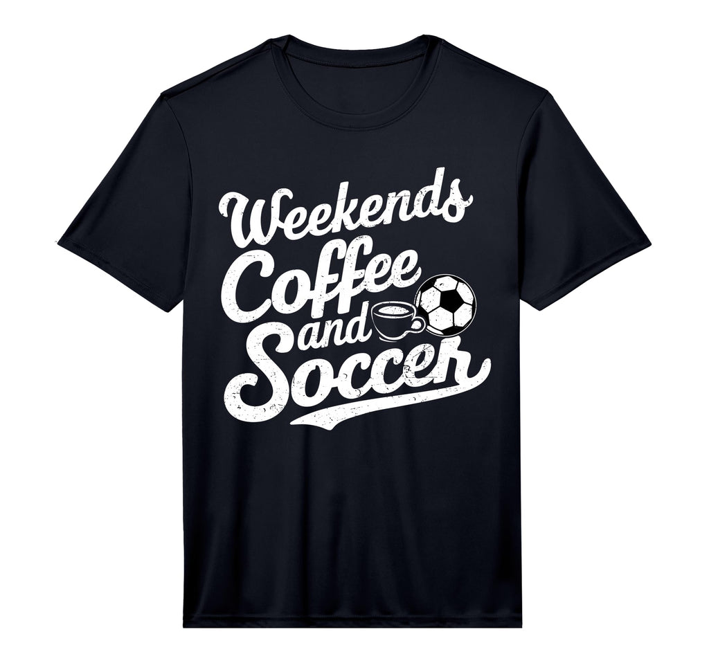 Weekends Coffee And Soccer Fun Soccer T-Shirt - Trendy Graphic for Adults - T-Shirt, Sweatshirt, Hoodie