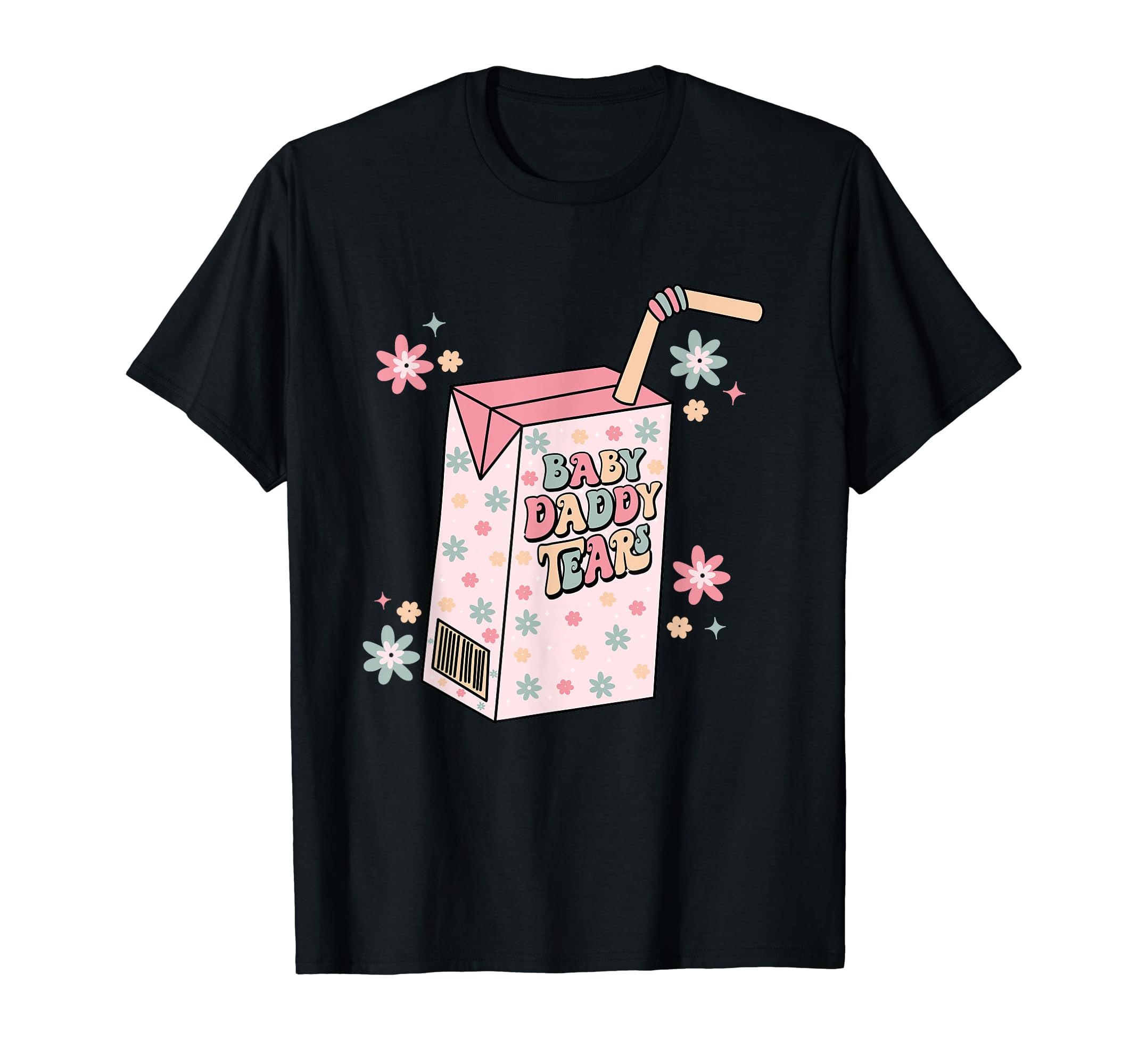 Daddy Tears Juice Box Funny Single T-Shirt - Minimalist Print Men Women - T-Shirt, Sweatshirt, Hoodie