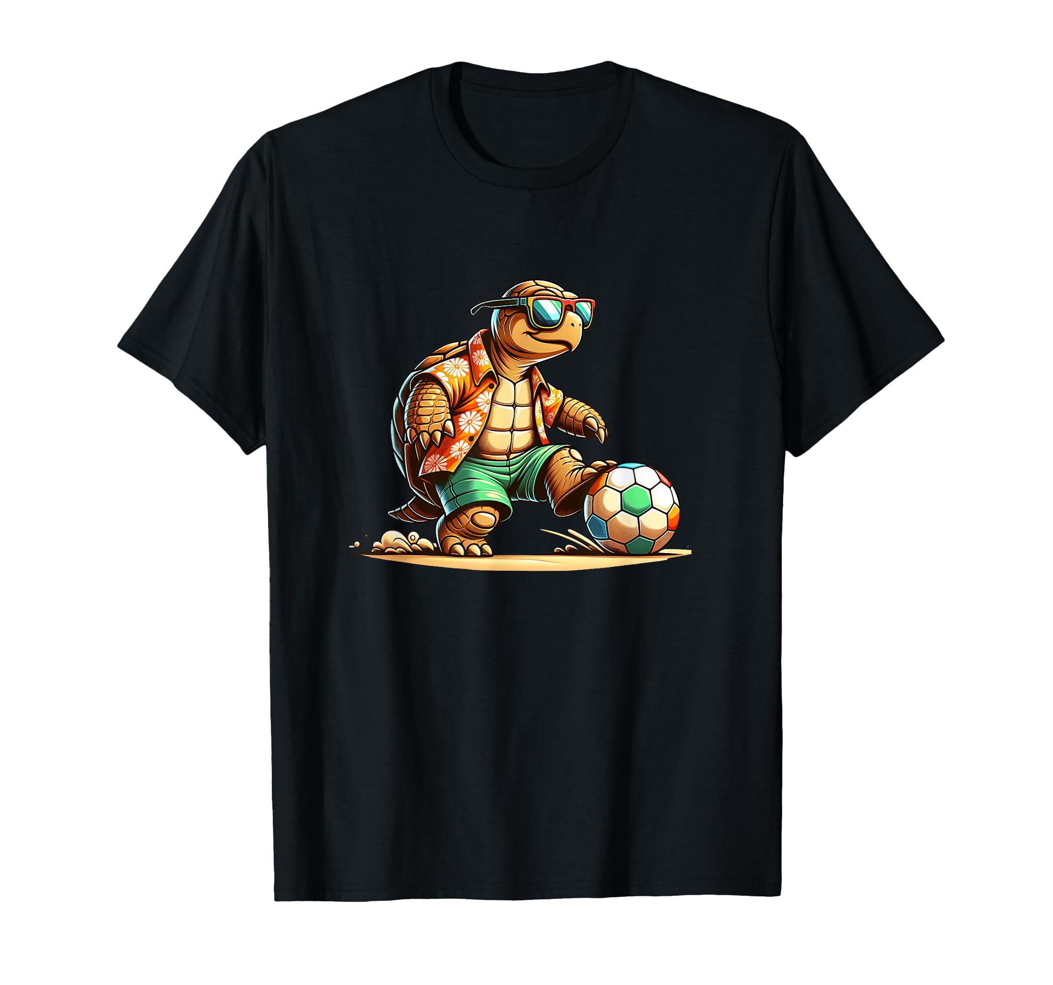 Turtle Soccer Player Sunglasses T-Shirt - Streetwear Style Unisex - T-Shirt, Sweatshirt, Hoodie