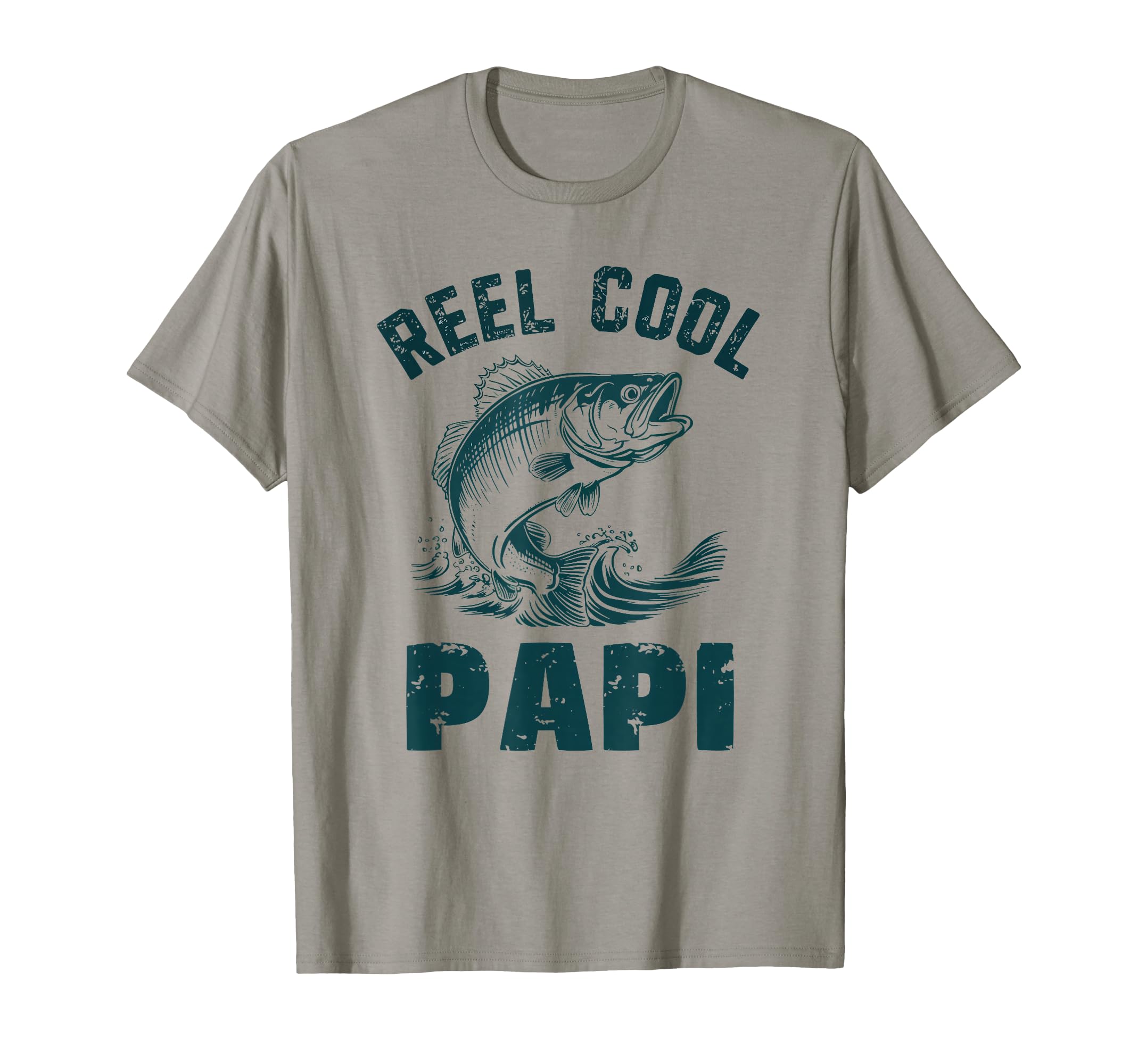 Reel Papi Fishing Grandpa T-Shirt - Aesthetic Graphic for Adults - T-Shirt, Sweatshirt, Hoodie