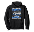 Im Dad Grandpa Retired Police Officer Hoodie - Minimalist Print Unisex - T-Shirt, Sweatshirt, Hoodie