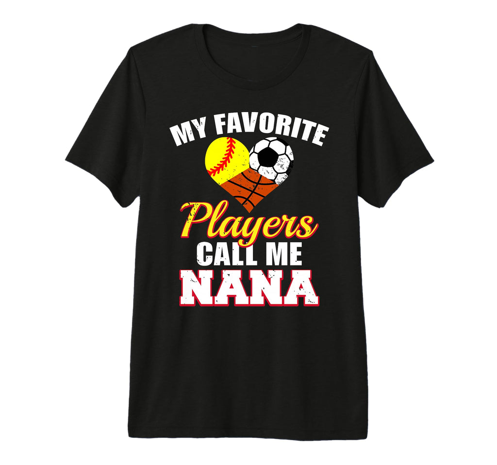 My Favorite Players Softball Soccer T-Shirt - Custom Art Print Men Women - T-Shirt, Sweatshirt, Hoodie
