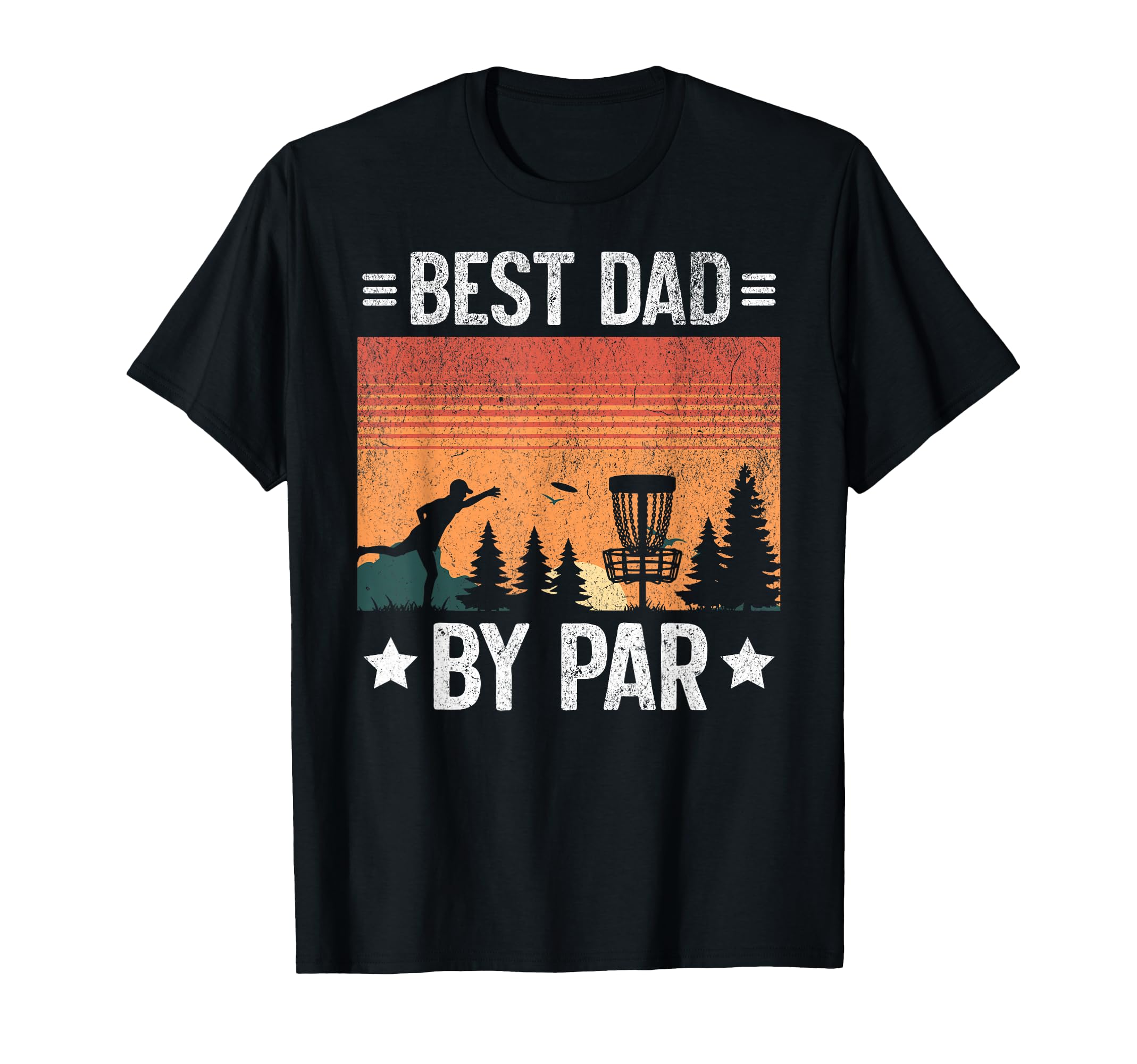 Best Dad Par Disc Golf Father Funny T-Shirt - Minimalist Print for Adults - T-Shirt, Sweatshirt, Hoodie