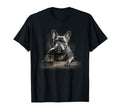 Smoking French Bulldog Funny Dog T-Shirt - Aesthetic Graphic Unisex - T-Shirt, Sweatshirt, Hoodie