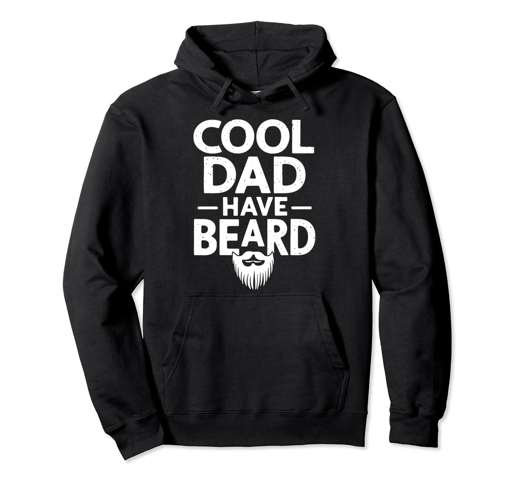 Bearded Dad Novelty Funny Beard Lover Hoodie - Trendy Graphic Unisex - T-Shirt, Sweatshirt, Hoodie