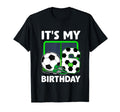 Its My 6Th Soccer Party 6 Year Old T-Shirt - Novelty Apparel Men Women - T-Shirt, Sweatshirt, Hoodie