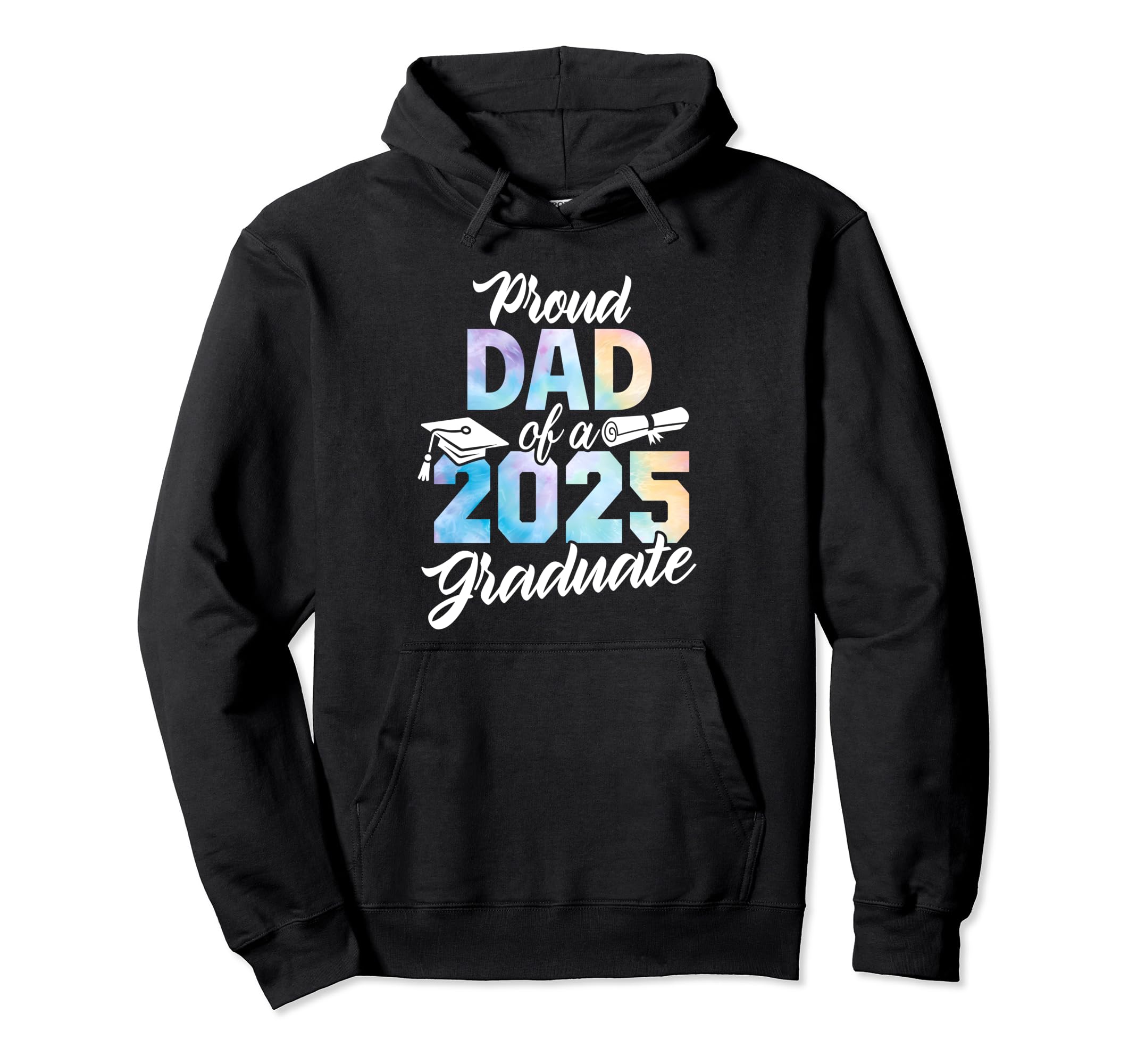 Proud Dad 2025 Graduate Class 2025 Senior Hoodie - Custom Art Print Unisex - T-Shirt, Sweatshirt, Hoodie