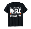 Their Biggest Fan Soccer Basketball Uncle T-Shirt - Graphic Print Unisex - T-Shirt, Sweatshirt, Hoodie